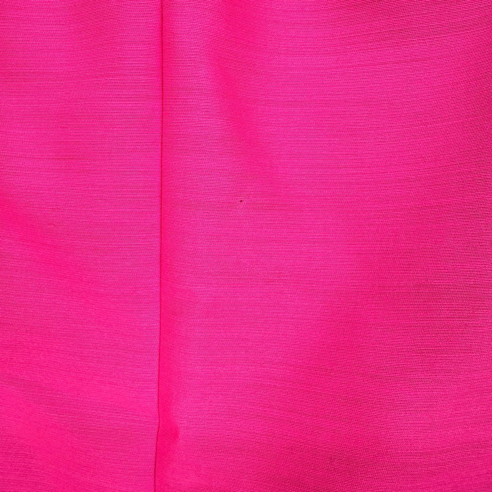 60’s Vintage Hot Pink Party Dress Cap Sleeve Bow Detail Cocktail Retro - Picture 8 of 13